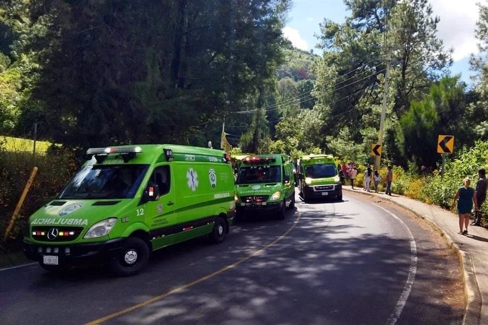 El conductor perdió el control del volante.