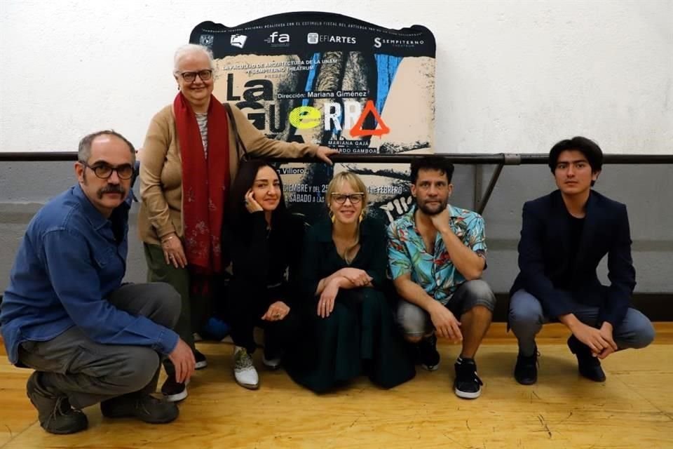 De izquierda a derecha, Jacobo Lieberman, Malena Mijares, Mariana Giménez, Mariana Gajá, Bernardo Gamboa y Bruno Gutiérrez.