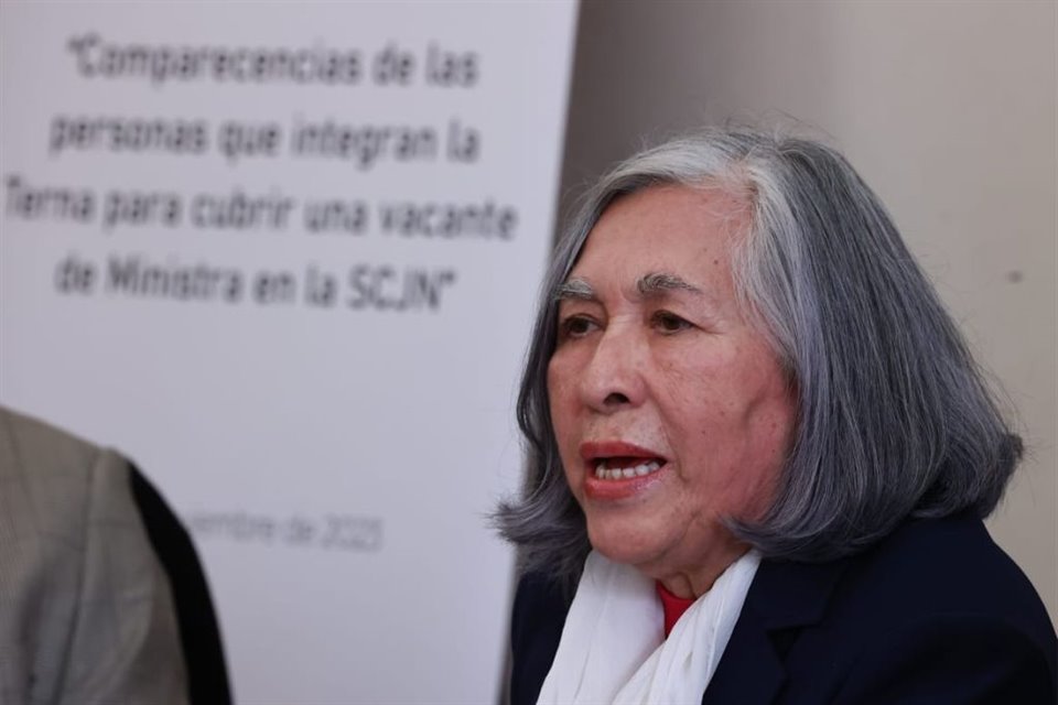 María Estela Ríos González, Aspirante a Ministra de la Suprema Corte de Justicia de la Nación.