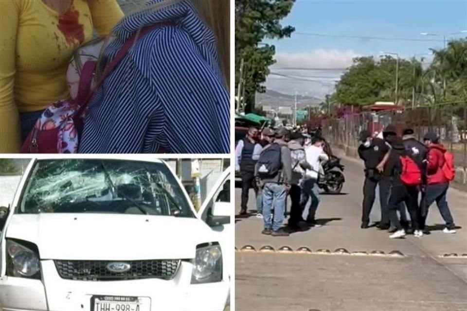 El bloqueo de pobladores en Ciudad Judicial de Oaxaca ha provocado malestar de automovilistas y la golpiza de inconformes a quienes deciden intentar pasar por la vía Oaxaca-Puerto Escondido.