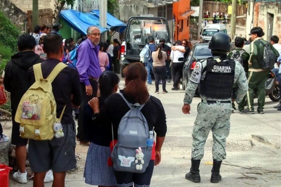 El crimen ocurrió cerca de una escuela primaria ubicada en la Colonia Las Palmas, en Chilpancingo, Guerrero.