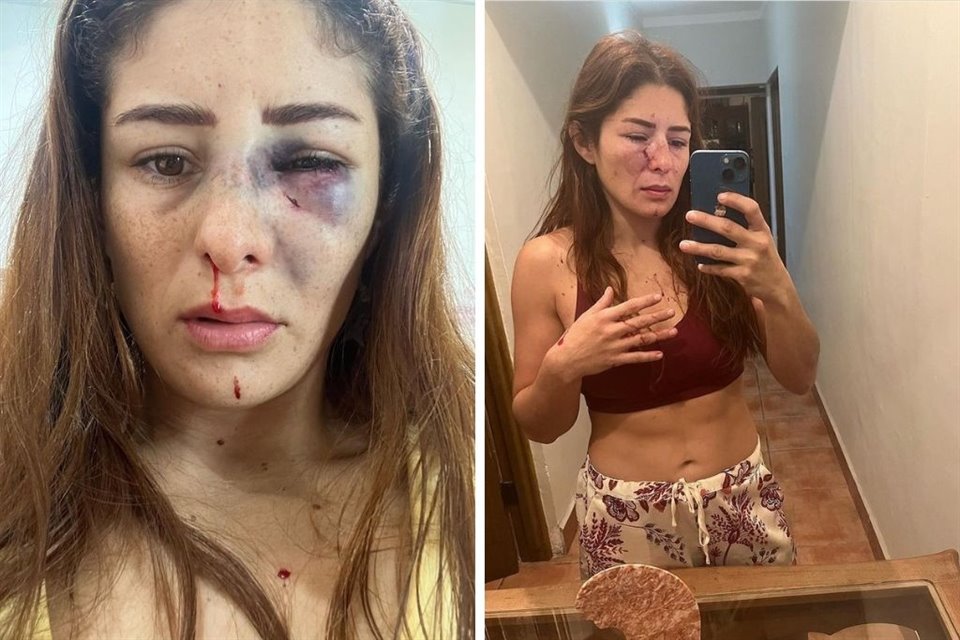 Daniela López Mejía, ex seleccionada nacional de lucha, denunció en BCS a su ex pareja, también luchador, por golpearla frente a su hija.