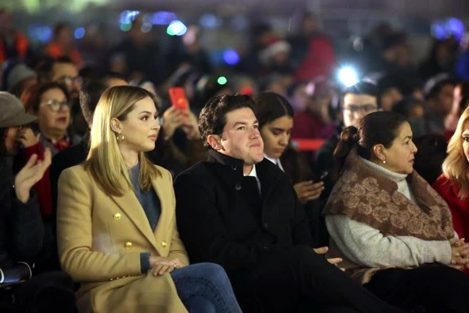 El emecista fue acompañado de su esposa Mariana Rodríguez, titular de AMAR a Nuevo León.