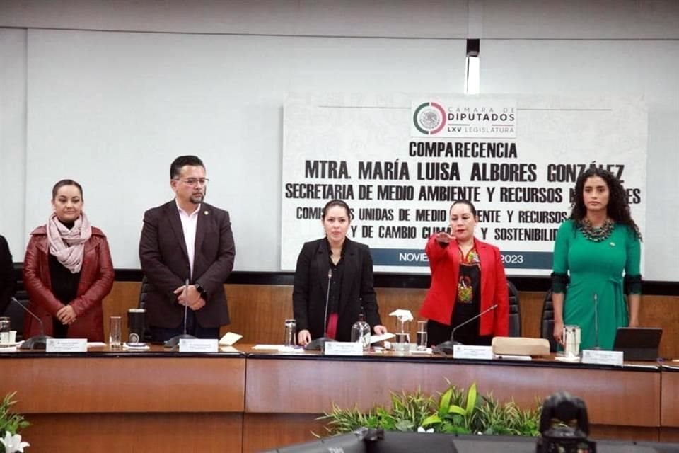 Comparecencia de la Titular de la Secretaría de Medio Ambiente y Recursos Naturales, María Luisa Albores González, con motivo del Análisis del Quinto Informe de Gobierno.