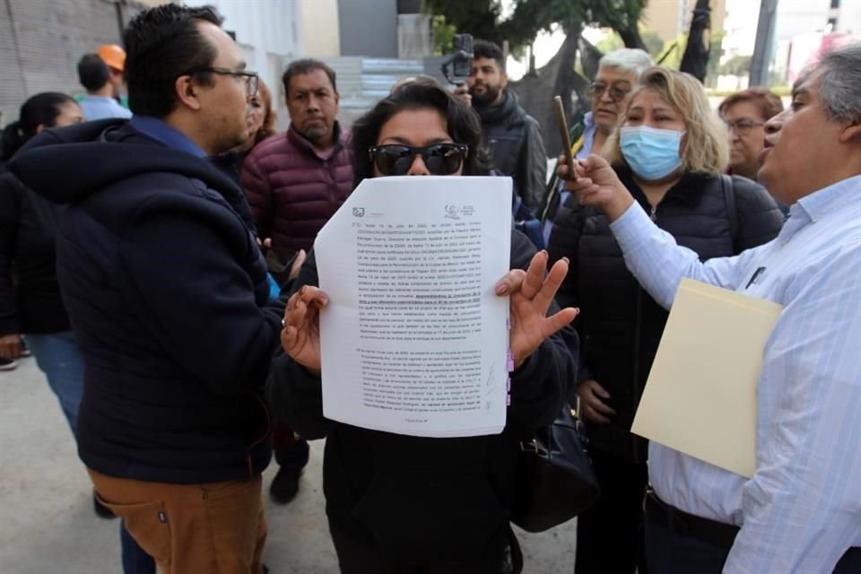 Aunque la entrega estaba programada para hoy, la obra no ha sido concluida.