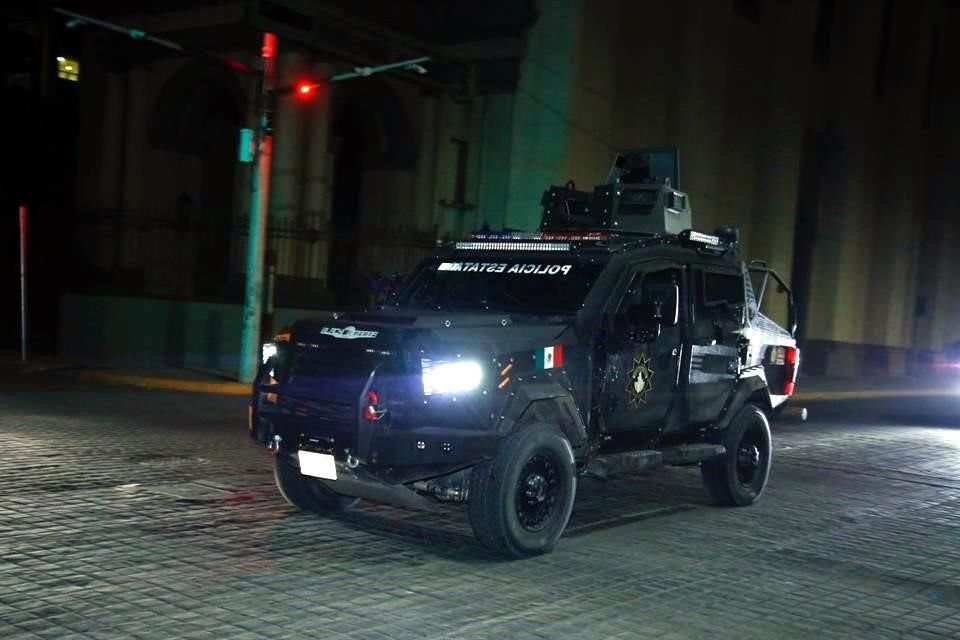 Los vehículos rodaron a baja velocidad por las Calles Zaragoza, Zuazua, Washington y Juan Ignacio Ramón.