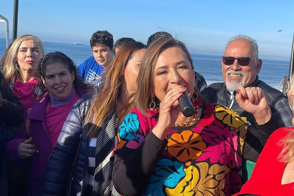 La aspirante presidencial de Oposición dijo que está abierta a dialogar con MC.