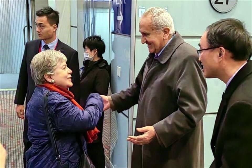 La Canciller mexicana hará gestiones en China y en Corea.