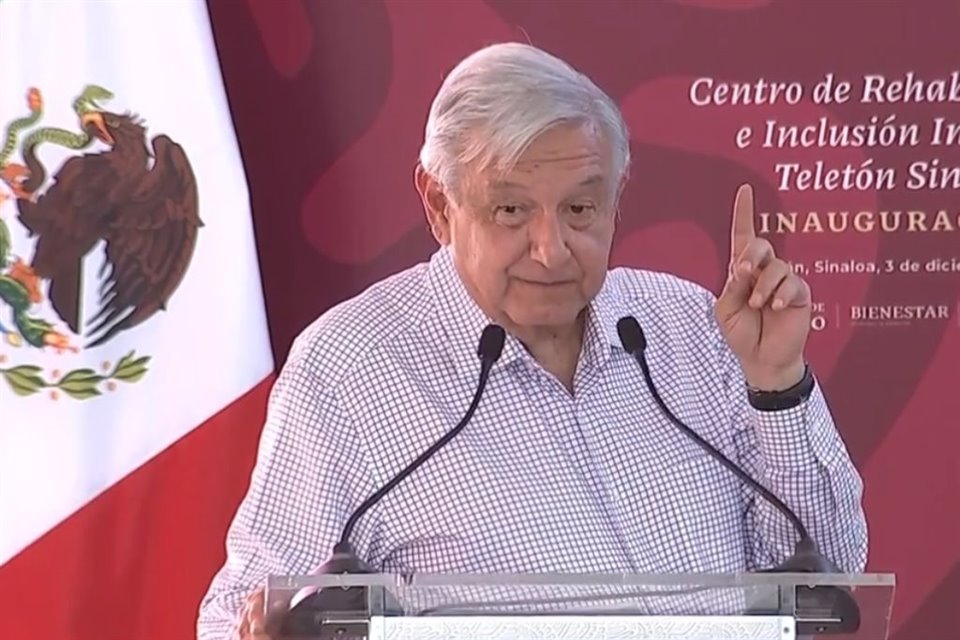 AMLO anunció que enviará iniciativa a Congreso para que todas las personas con discapacidad tengan una beca que garantice su rehabilitación.