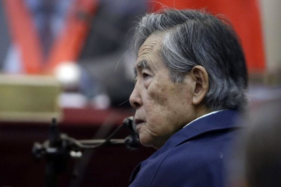 El ex Presidente de Perú, Alberto Fujimori, durante un juicio en su contra en Callao, Perú, el 15 de marzo del 2018.