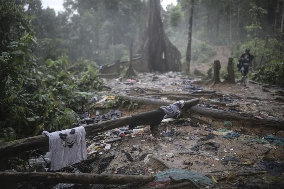 El camino que recorren los migrantes a través de la selva del Darién, de Colombia a Panamá, el 10 de mayo del 2023.