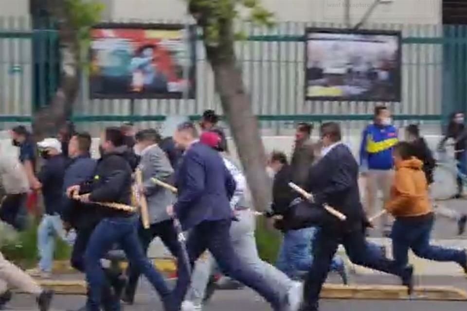 Militantes del PRI acusaron que fueron agredidos por un supuesto grupo antagonista.