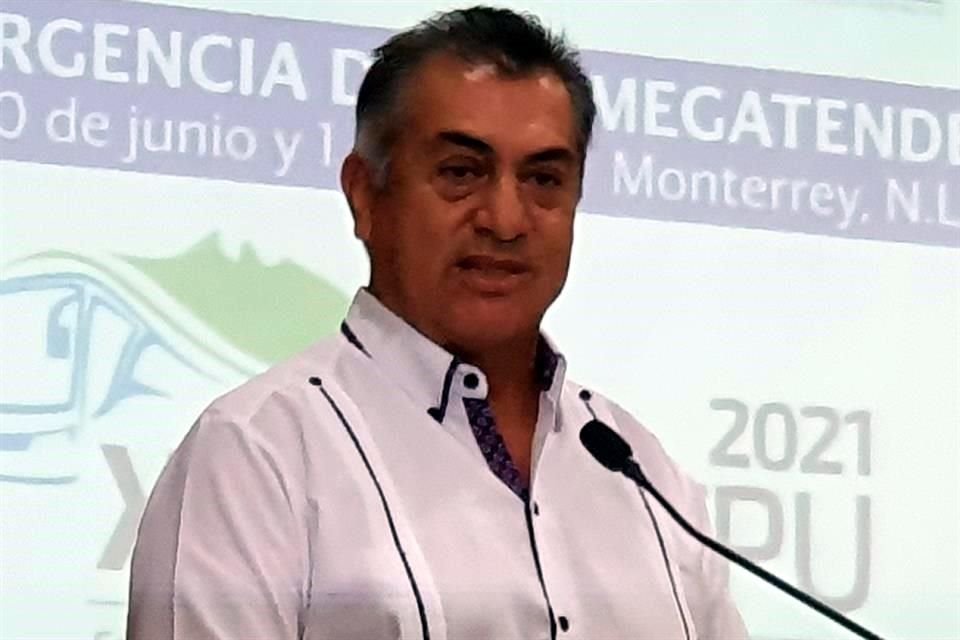 Jaime Rodríguez, Gobernador de Nuevo León.