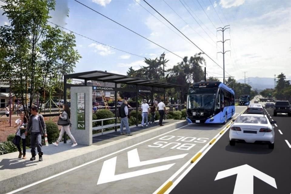 Las unidades circularán por Avenida Aztecas.