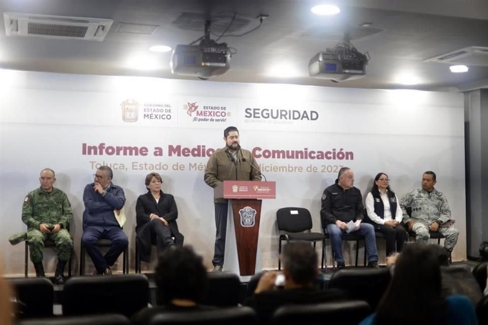 Autoridades de Edomex ofrecieron un mensaje a medios tras enfrentamiento entre pobladores y delincuentes en Texcaltitlán.