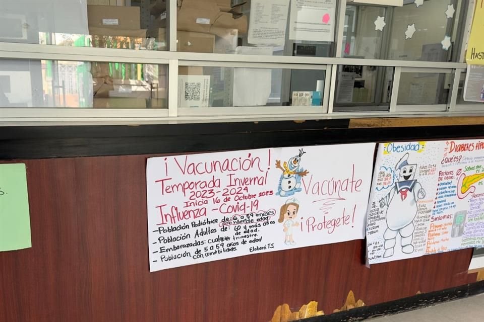 En el Centro de Salud de Portales, los asistentes se encuentran con carteles que informan de la ausencia del fármaco.