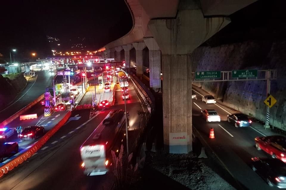 El viernes, la Sobse dio a conocer que la Autopista sería cerrada por 21 horas para que se llevaran a cabo maniobras por las obras del Tren Interurbano. 