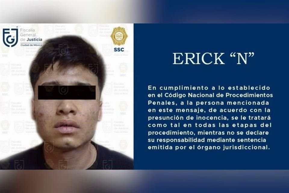 Erick 'N' fue investigado como parte de la misma indagatoria, en la Alcaldía Gustavo A. Madero.