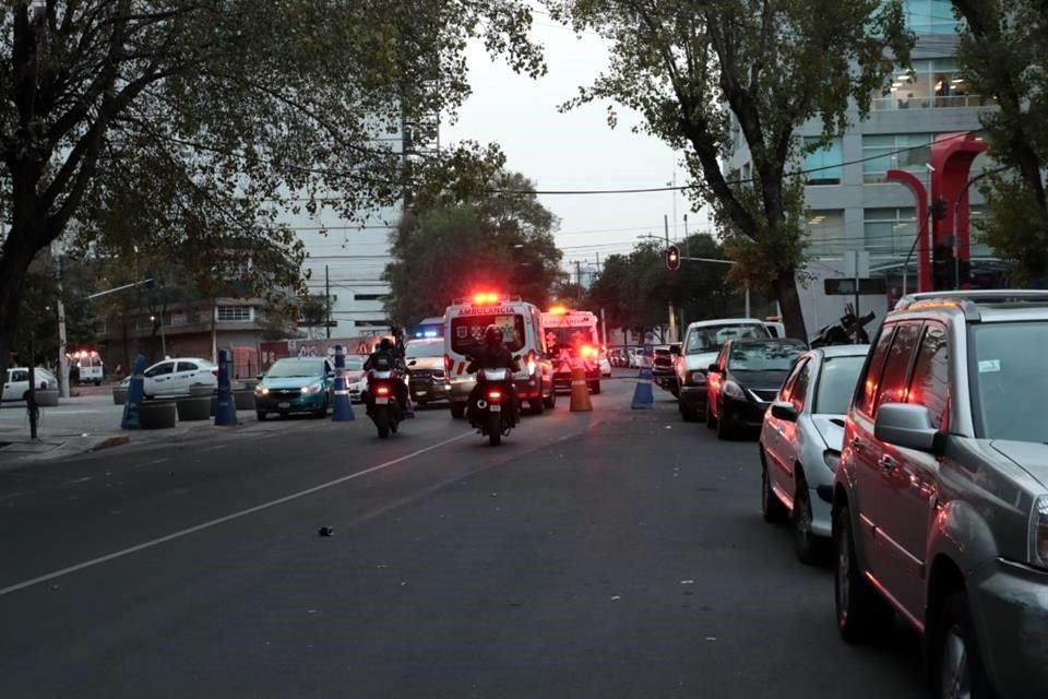 Tras recibir atención de paramédicos, fue trasladado a Tlaxoaque, en el Centro de la Ciudad