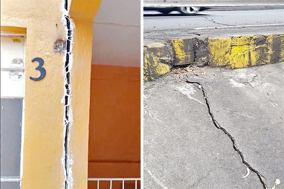 El microsismo en CDMX dejó algunos daños en infraestructura.