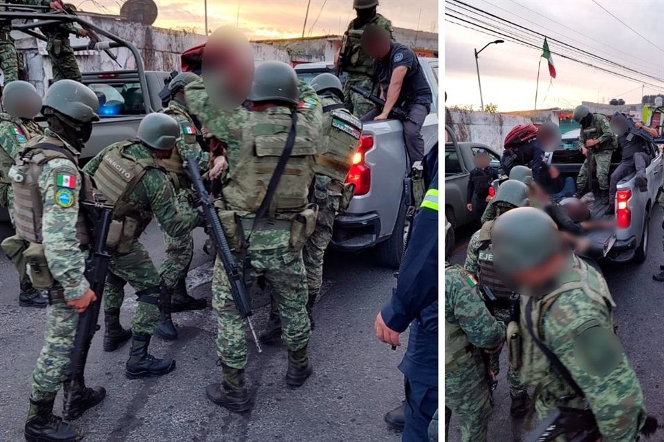 Habitantes de Ocuilan, Edomex, retuvieron y amagaron con quemar a dos presuntos extorsionadores que cometían críminenes a nombre del CJNG.