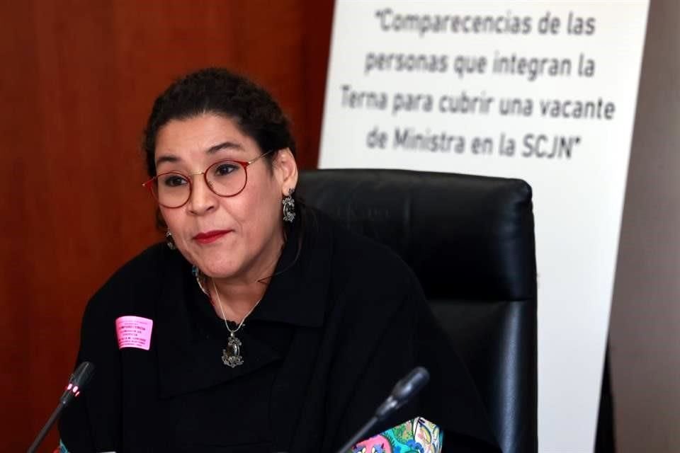 Lenia Batres Guadarrama es Consejera Adjunta de Legislación y Estudios Normativos de la Consejería Jurídica del Ejecutivo Federal.