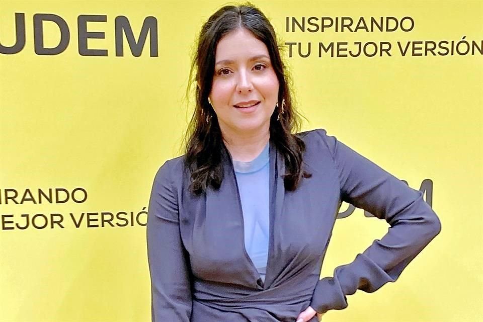 La actriz Diana Bovio recordó su paso por la UDEM, a donde volvió el miércoles.