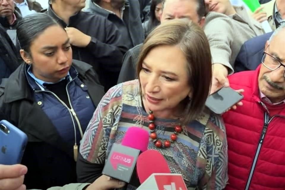 La precandidata presidencial de la Oposición, Xóchitl Gálvez, descartó que Ricardo Anaya quiera gozar de fuero.