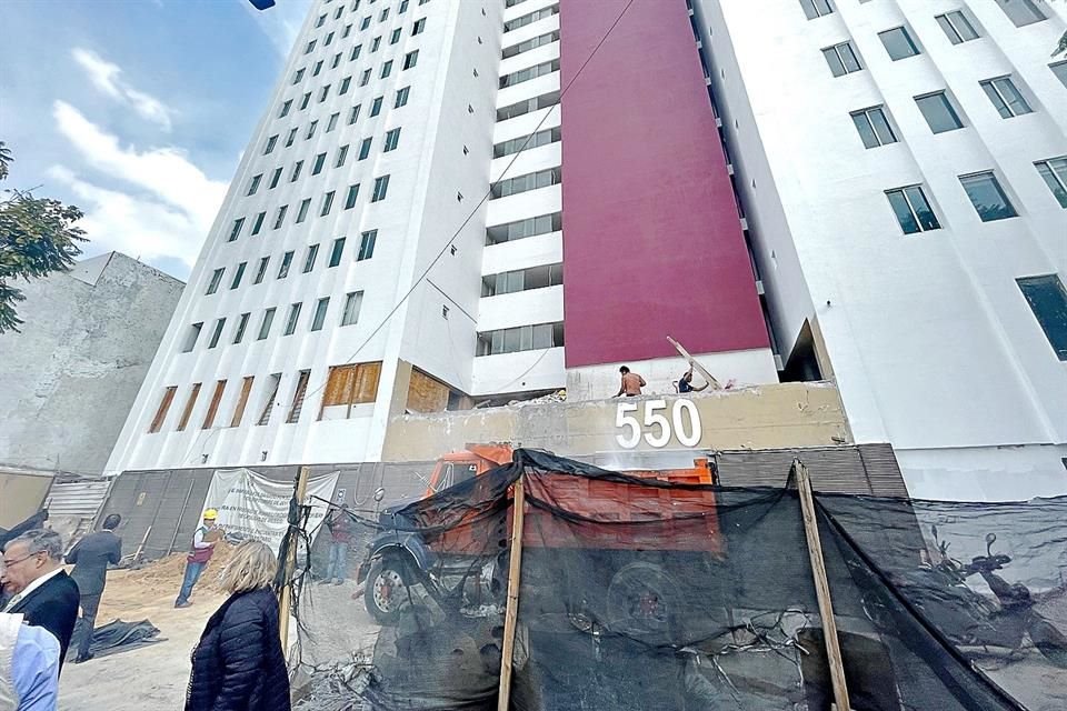 Las torres en Tlalpan 550 siguen inhabitables.