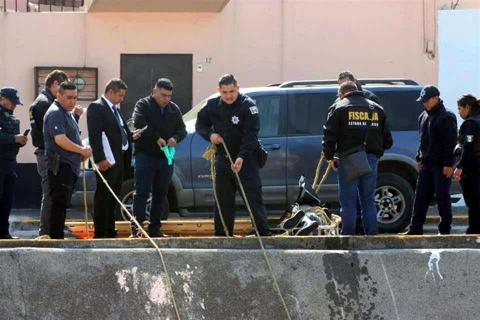 Transeúntes denunciaron el hallazgo en las primeras horas de la mañana.