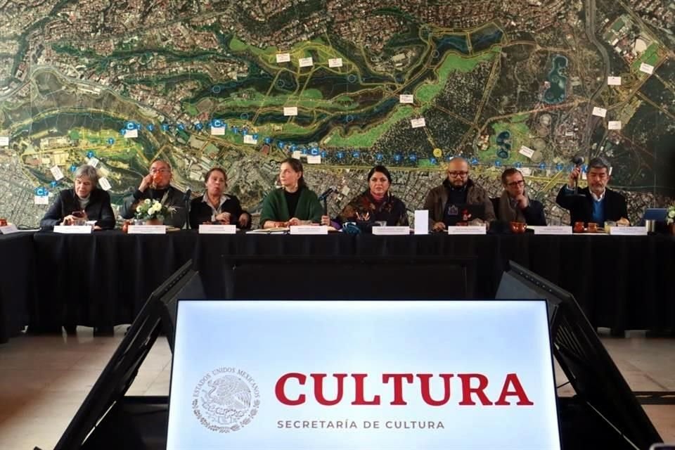 La conferencia estuvo encabezada por Alejandra Frausto, Secretaria de Cultura.
