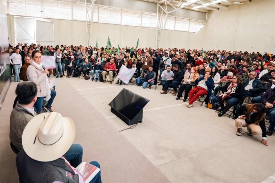 La morenista habló de la necesidad de un Plan Hidráulico para los próximos 30 años.