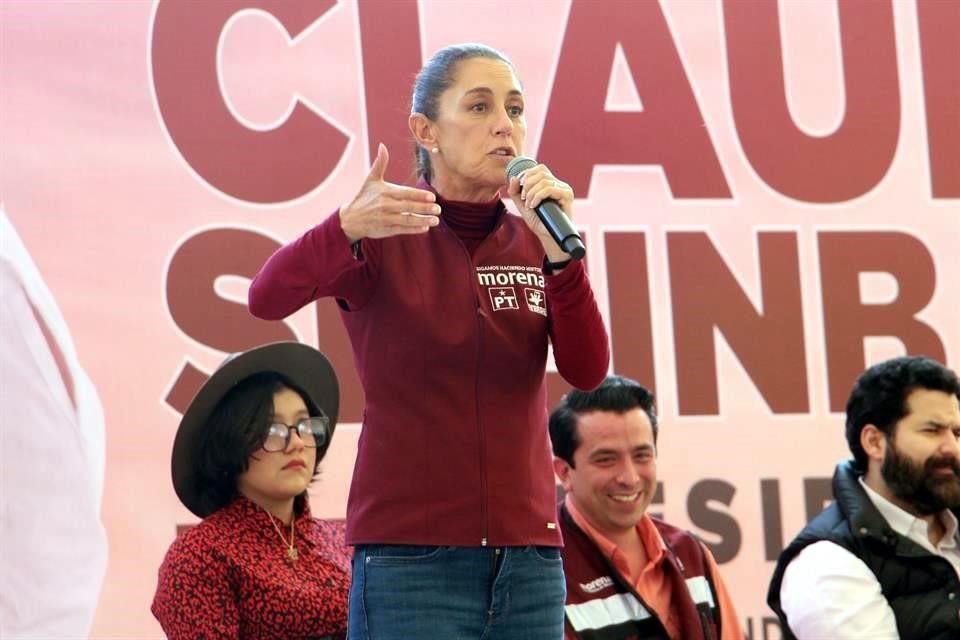 El anuncio lo hizo Claudia Sheinbaum luego de ofrecer continuidad al proyecto de gobierno de Obrador.