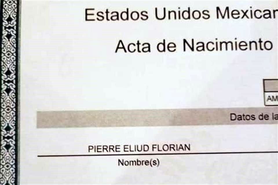 Pierre Eliud Florian Herrera Ramírez nació el 10 de junio.