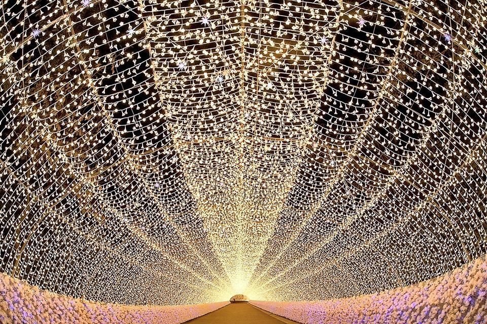 Festival de Luces de Nabana no Sato, Japón.