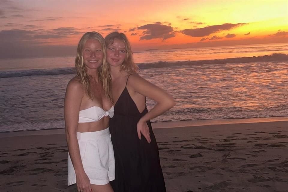 La actriz Gwyneth Paltrow se encuentra disfrutando de unas vacaciones en Cabo San Lucas, junto a sus hijos Apple y Moses.