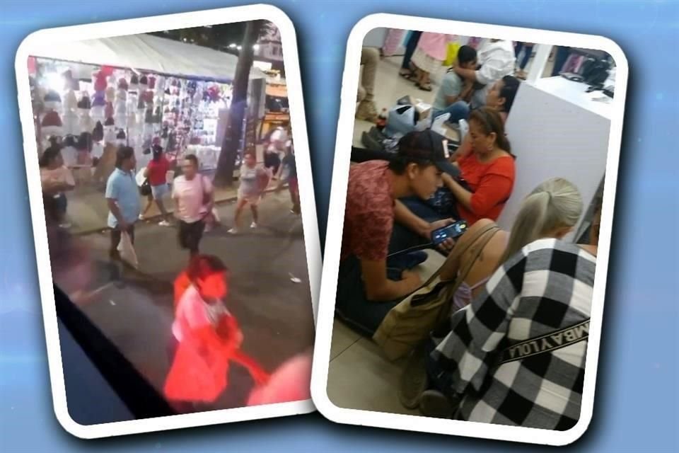 En Villahermosa, Tabasco, se desató el pánico por una supuesta balacera que obligó a comerciantes y visitantes a huir del centro histórico.