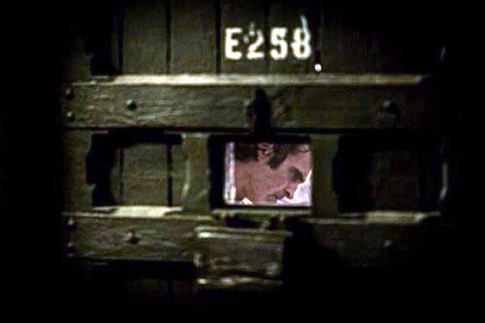 En esta imagen se ve al personaje central de Phoenix dentro de una celda de un hospital psiquiátrico.