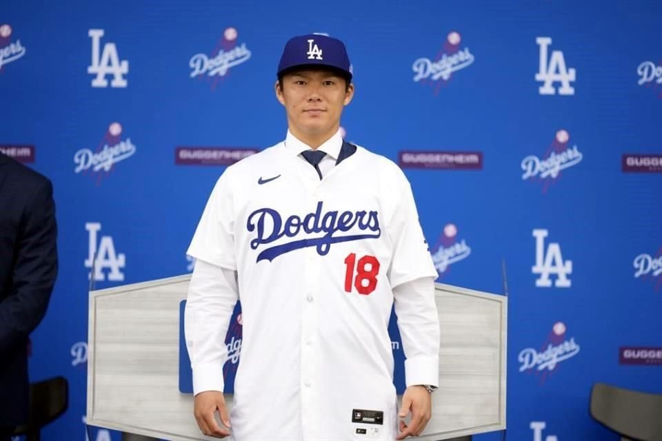 Yoshinobu Yamamoto es nuevo jugador de los Dodgers.