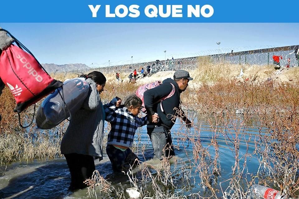 Mientras algunos migrantes se quedan a trabajar en CDMX, decenas más cruzan a diario la frontera hacia EU en busca del sueño americano.