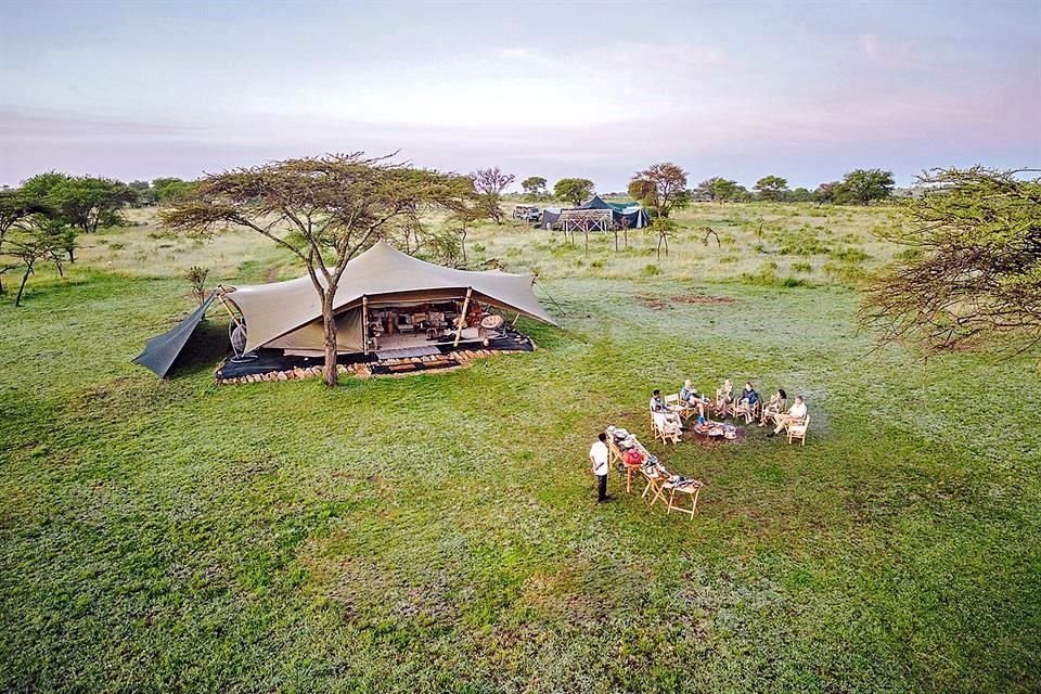 Campamento en Serengueti.