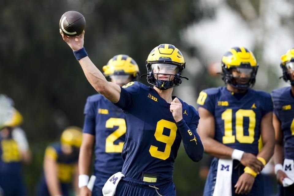 J.J. McCarthy espera llevar a Michigan al ansiado duelo.