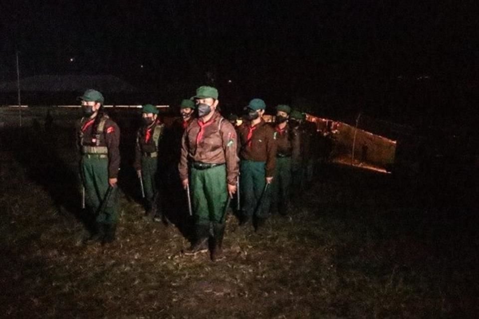 El subcomandante Moisés dio su mensaje en tzeltal, la lengua que hablan los simpatizantes de esta región de Chiapas.