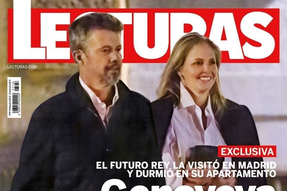 La revista española publicó fotos de Federico junto a Genoveva Casanova, la socialité mexicana.