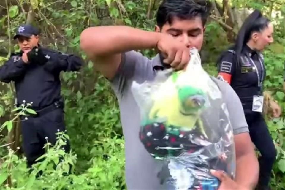 Previo al hallazgo del cuerpo, las autoridades encontraron un peluche del niño en Uruapan, Michoacán.