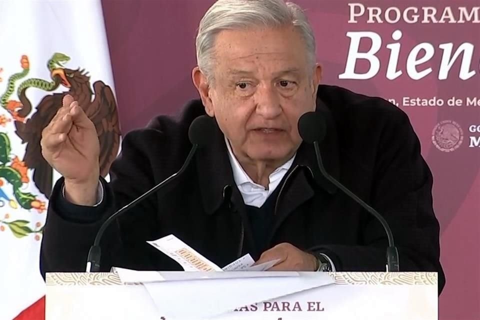 El Presidente López Obrador encabezó un acto de programas para el Bienestar en Acolman, Estado de México.