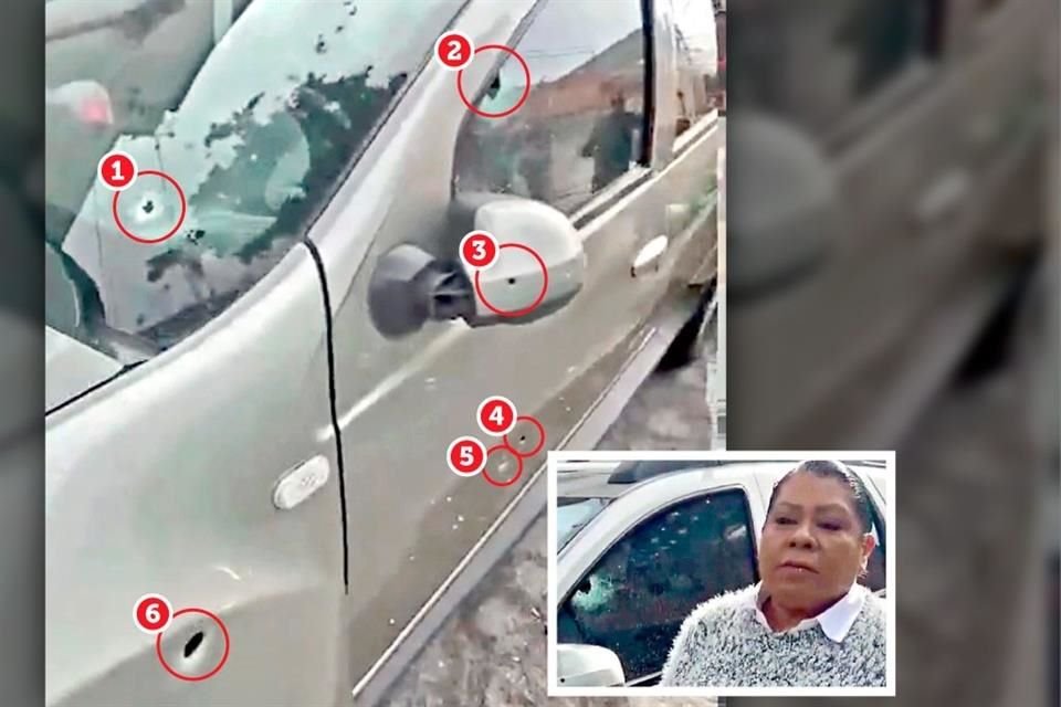 La diputada priista Guadalupe Barrón denunció amenazas y su vehículo fue baleado afuera de su domicilio en Cuajimalpa.