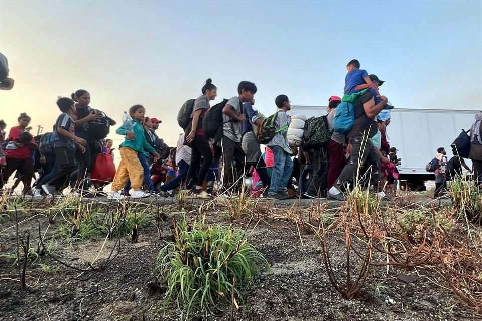 La nueva caravana migrantes está conformada por unas 2 mil personas que partieron de la localidad de Arriaga, en Chiapas.