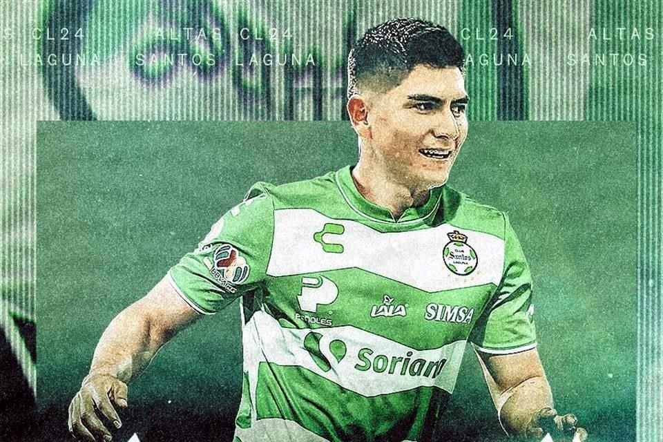 Vladimir Loroña fue anunciado oficialmente como jugador de Santos.