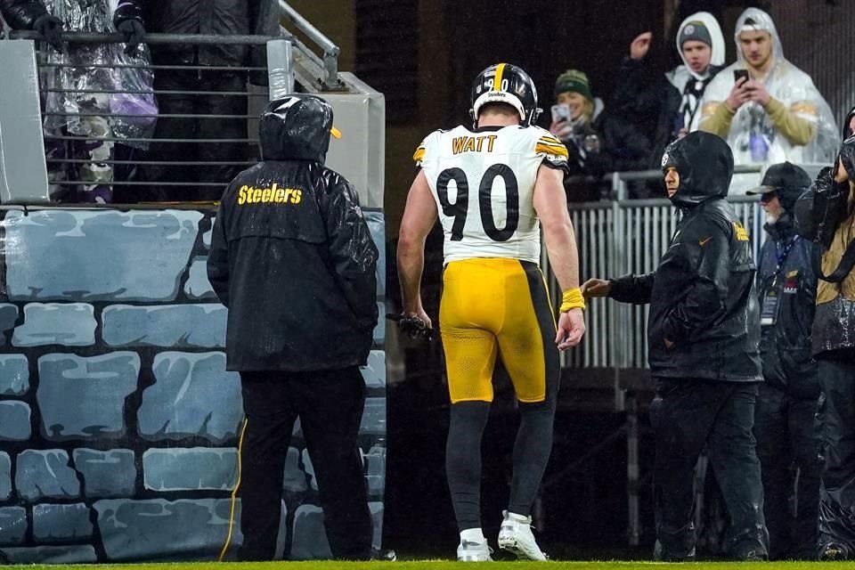 T.J. Watt no podrá jugar contra Bills, por lesión.